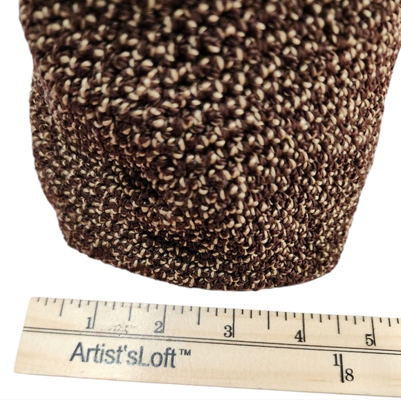 The Sak Elliott Lucca Chocolate Brown Crochet/Woven Satchel Bag EUC - Picture 15 of 15